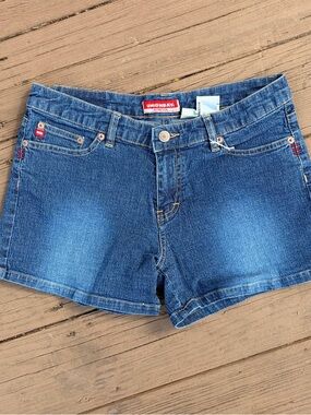 Vintage Y2K UnionBay Dark Blue Denim Low-Rise Shorts